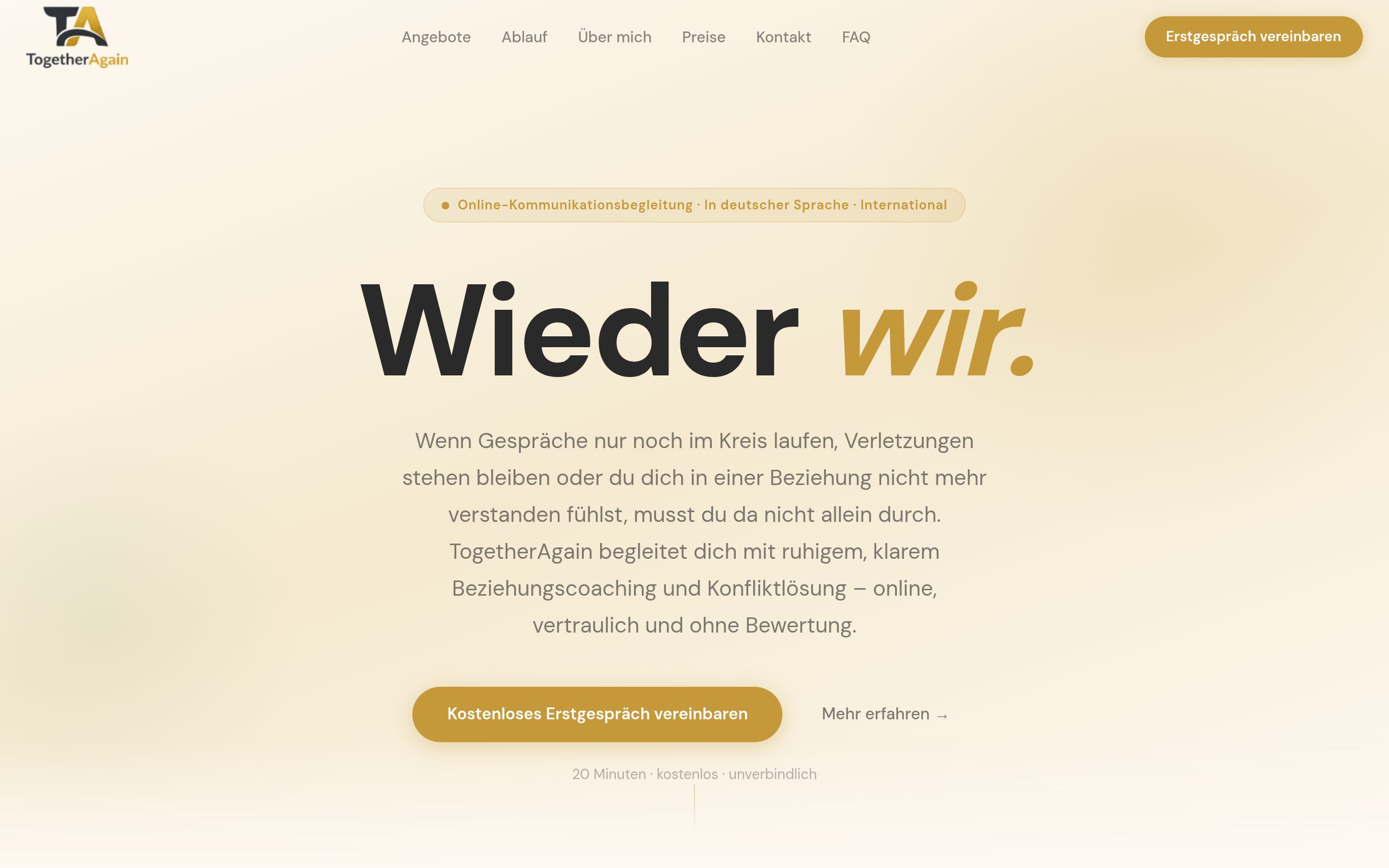 Vorschau: TogetherAgain